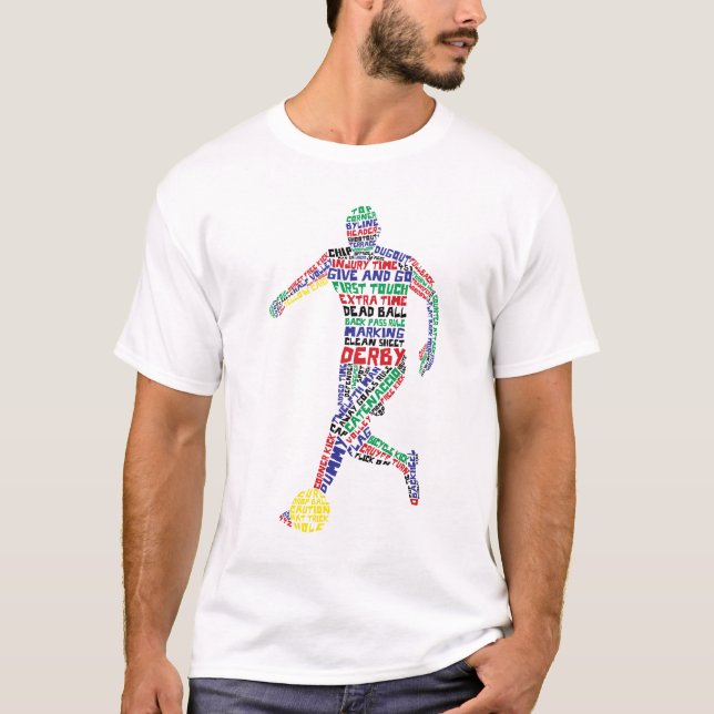 Camiseta Típico de jogador de futebol - Camisa-T (Frente)