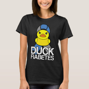 Camiseta Tipo 1 Diabetes Duck Fiabetes Sensibilização para