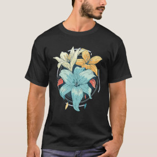 Camiseta Tipo de Flor de Amarílis Florista Jardim