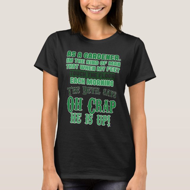 Camiseta tipo de homem jardineiro (Frente)