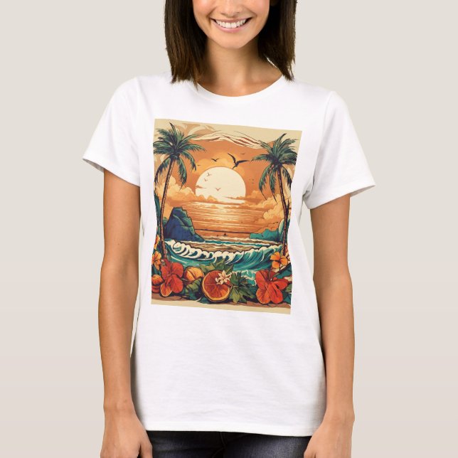 Camiseta Tipo de imagem artística tatuagem design (Frente)