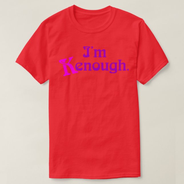 Camiseta Tipo de letra 'ksuficiente' (Frente do Design)