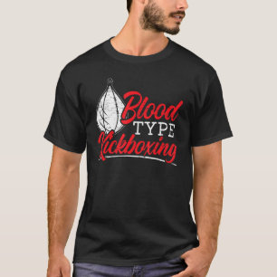 Camiseta Tipo de Sangue Kickboxer Kickboxer Combate MM