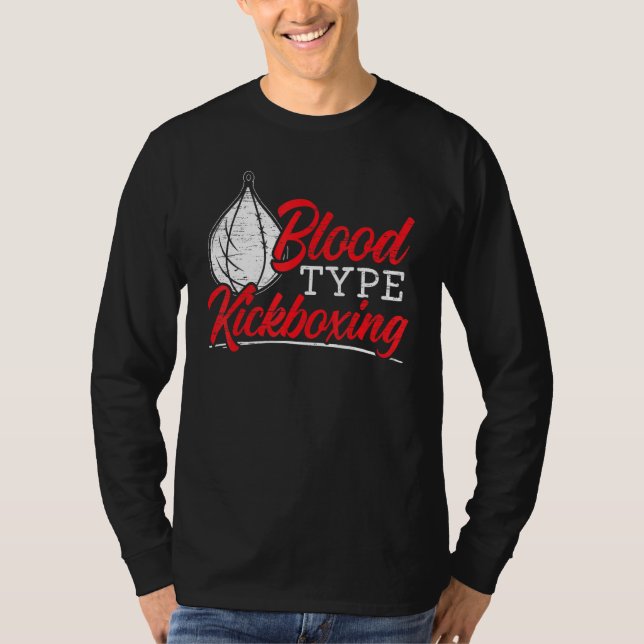 Camiseta Tipo de Sangue Kickboxer Kickboxer Combate MM (Frente)