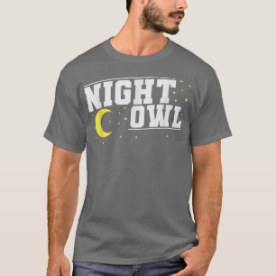 Camiseta Tipo de sono noturno noturno
