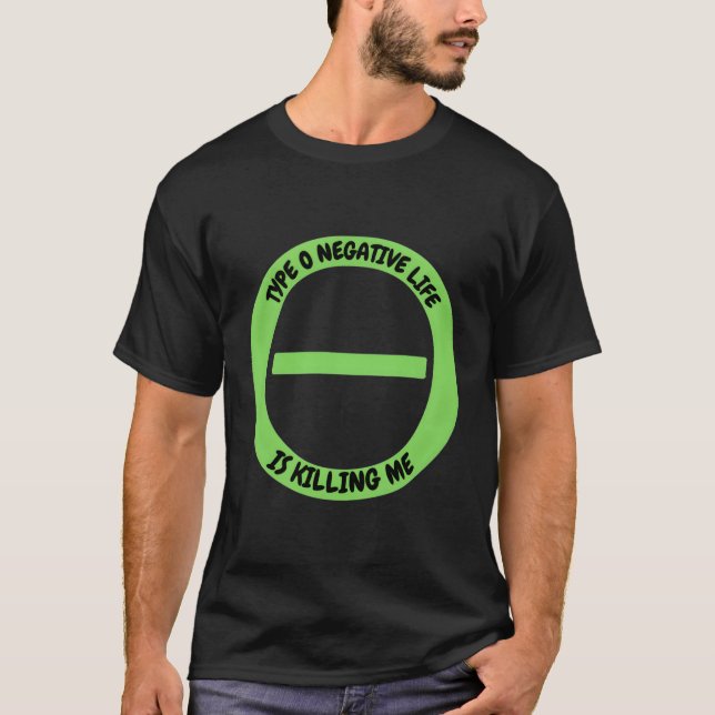 Camiseta Tipo De Vida Negativa Está Em Mim (Frente)
