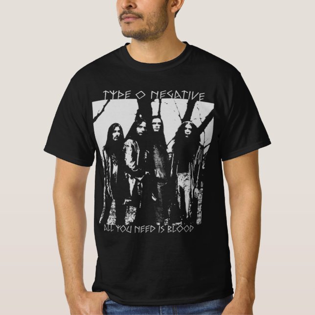 Camiseta Tipo O Negativo (Frente)