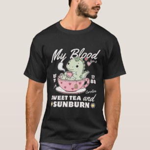 Camiseta tipo sanguíneo da Carolina do Sul