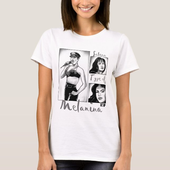 Camiseta Tipo Selena de Melanina (Frente)