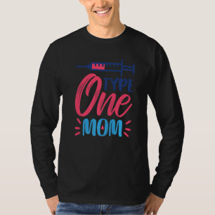Camiseta Tipo Um Mãe Insulina Tipo 1 Diabetes