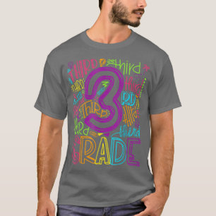 Camiseta Tipografia 3º Ano De Volta Ao Ensino Ensino