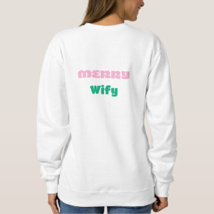 Camiseta TIPOGRAFIA Alegre MODERNA E NEGRITO natalina retro