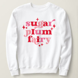 Camiseta Tipografia Art Sugar Pluma Fada Rosa e Vermelho