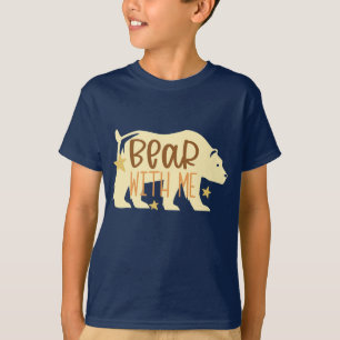 Camiseta Tipografia Bear Comigo