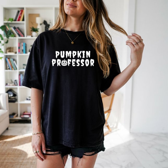 Camiseta Tipografia branca do Professor Pumpkin (Criador carregado)