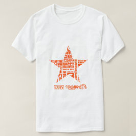 Camiseta Tipografia branca Legal personalizada do Halloween