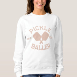 Camiseta Tipografia Colegial de Pickleball em Picles