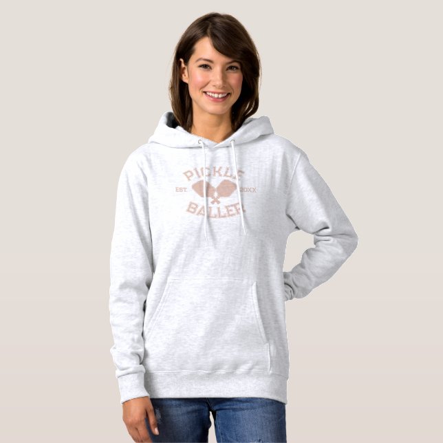 Camiseta Tipografia Colegial de Pickleball em Picles (Frente Completa)