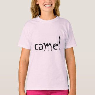 Camiseta Tipografia Criativa de Camelo