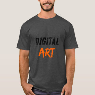 Camiseta "Tipografia da arte digital