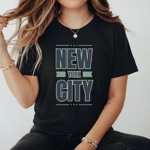 Camiseta Tipografia da Cidade de Nova York