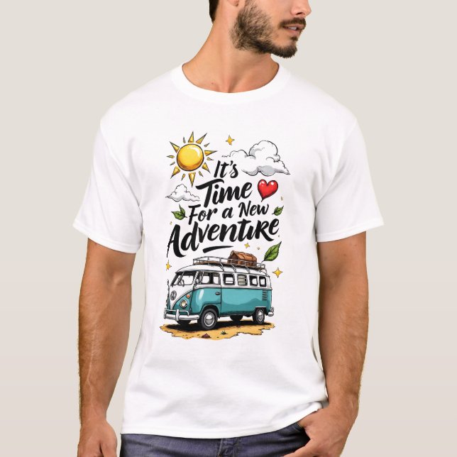 Camiseta Tipografia da cotação da Trendy Adventure (Frente)