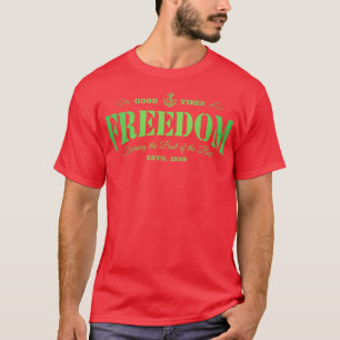 Camiseta Tipografia da liberdade