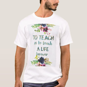 Camiseta Tipografia da Semana de Apreciação do Professor