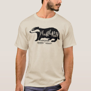 Camiseta Tipografia da silhueta de Harry Potter