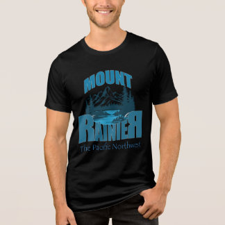 Camiseta Tipografia de Aventura Monte Rainier | Desi de Art