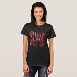 Camiseta Tipografia de Avó Mais Amada