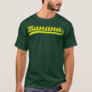 Camiseta Tipografia de Banana Vintage
