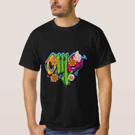 Camiseta Tipografia de boas vibes