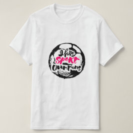 Camiseta Tipografia de Campeões Eu Amo Esporte
