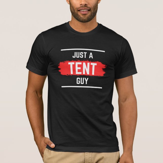 Camiseta Tipografia de Cara de TENT, Casamento, Engraçado (Frente)