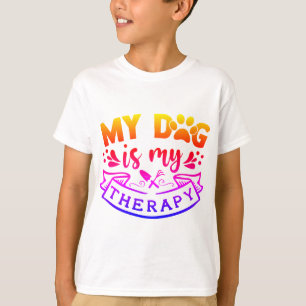 Camiseta Tipografia de Citação de Cachorro