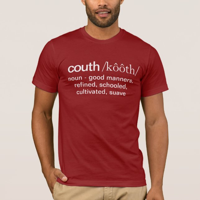 Camiseta Tipografia de Definição de Couto Engraçado (Frente)