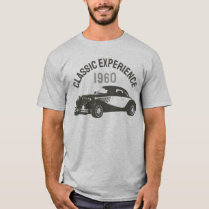 Camiseta Tipografia de experiência clássica de carro antigo
