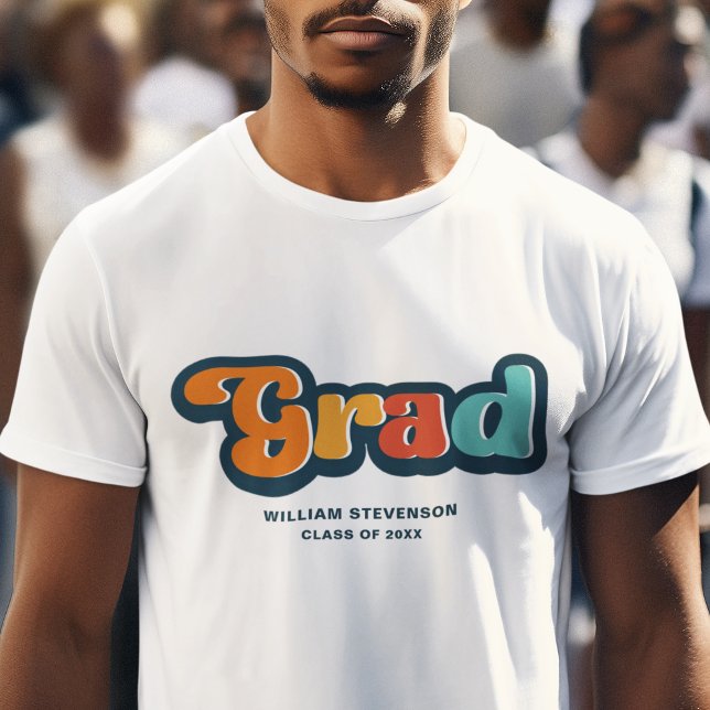 Camiseta Tipografia de Formando retrógrada (Criador carregado)