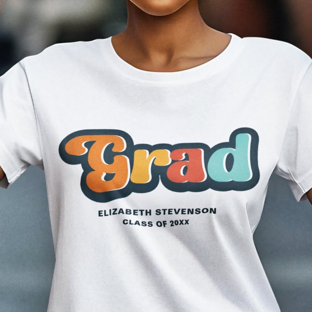 Camiseta Tipografia de Formando retrógrada (Criador carregado)