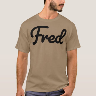 Camiseta Tipografia de Fred Name