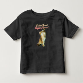 Camiseta Tipografia de Gato Engraçado e Bonita com Gatinho