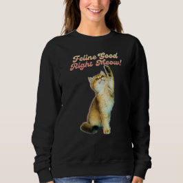 Camiseta Tipografia de Gato Engraçado e Bonita com Gatinho