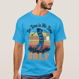 Camiseta Tipografia de Golfe Swing - Design de Golfe Vintag