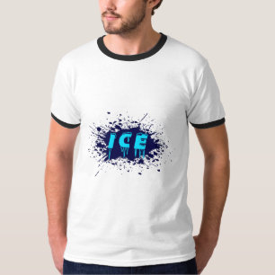 Camiseta Tipografia de Grafite de Gelo Arte Urbana Design