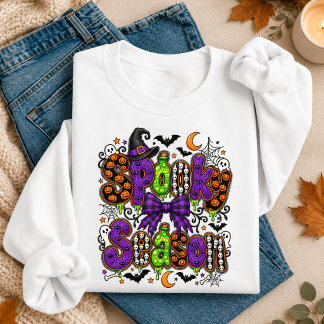 Camiseta Tipografia de Halloween da Temporada Assustadora