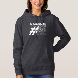 Camiseta Tipografia de Hashtag Única