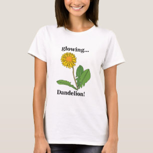 Camiseta Tipografia de Inspiração Dandelion Glowing