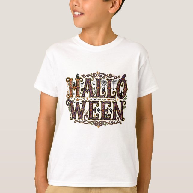 Camiseta Tipografia de Letra Decorativa (Frente)