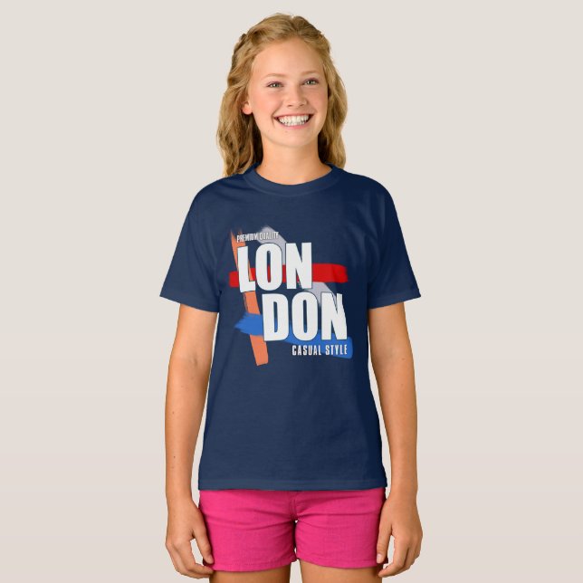 Camiseta Tipografia de Londres (Frente Completa)